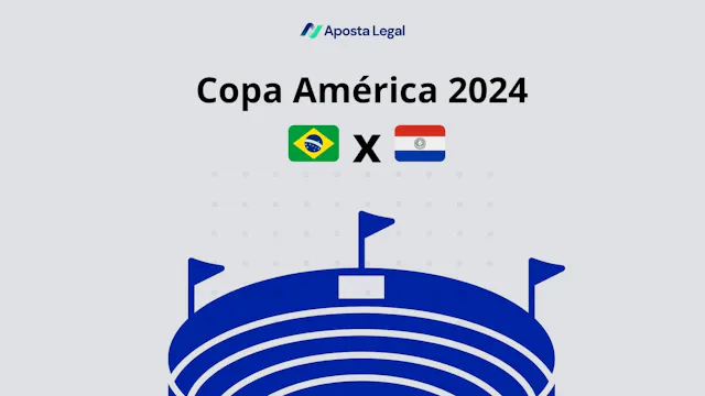 Brasil x Paraguai na Copa América 2024